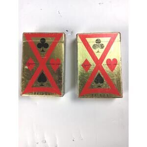VTG Remembrance Bridge Playing Cards Redi Slip Finish 2 Decks
